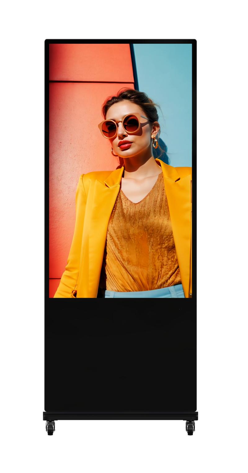 DS-D6055UN-D/S – 55-inch Slim Floor Standing Digital Signage