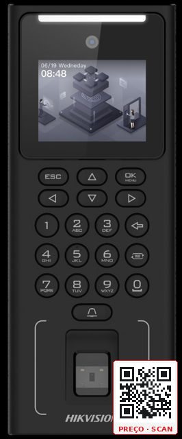 DS-K1T321MFWX-B – Face +Fingerprint Access Terminal