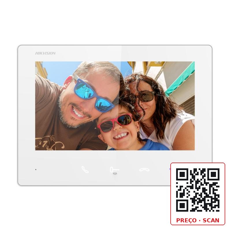 DS-KH7300EY-WTPE2/White – 2-wire HD DIY indoor station