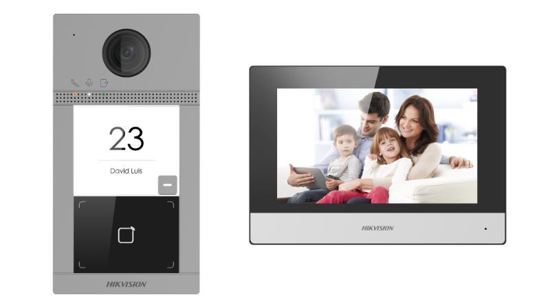 DS-KIS604-S(D) – IP video intercom kit