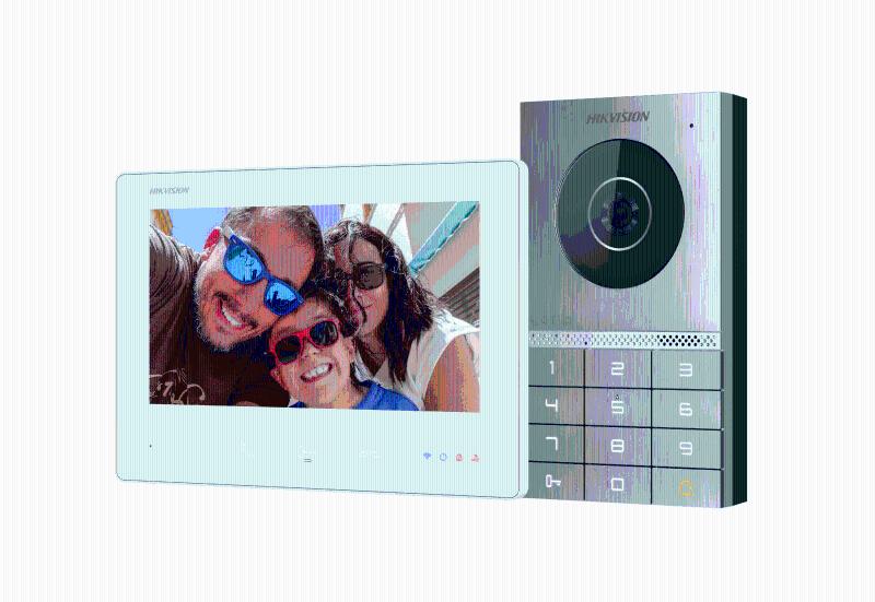 DS-KIS708EY – 2-wire HD DIY villa kit