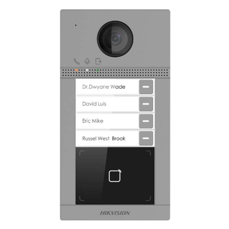 DS-KV8413-WME1(C) – 4 Buttons Metal Villa Door Station