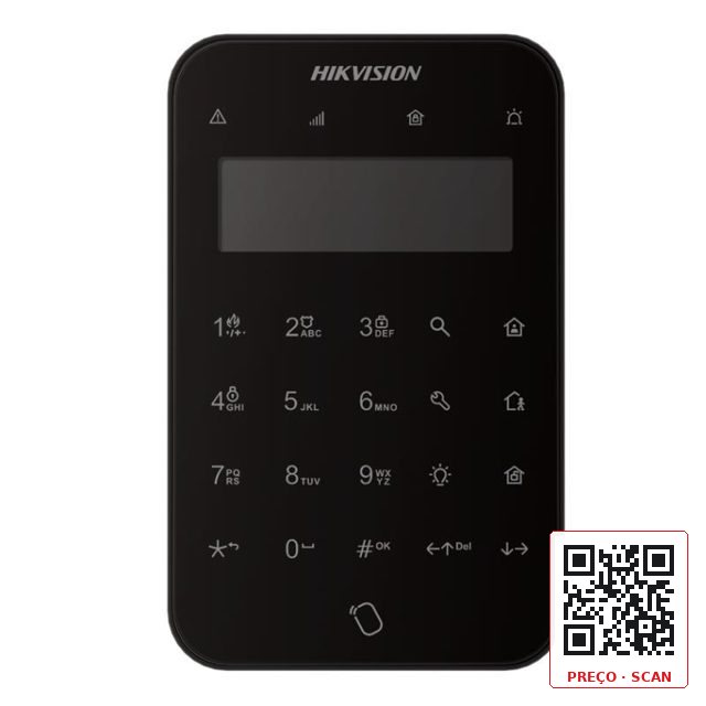 DS-PK1-LT-WE/BLACK – Teclado sem fios AX PRO