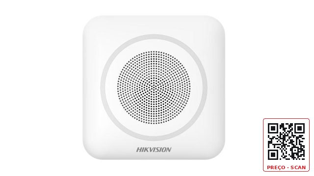 DS-PS1-II-WB/Red – Sirene interior sem fios AX PRO