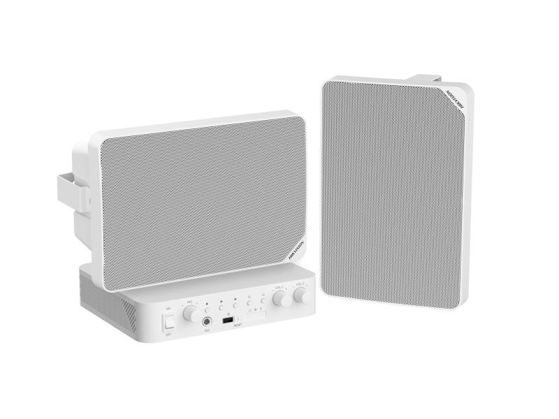 DS-QAE0KA60120-2 – Analog Audio Kit with 60W Analog Amplifier and 2* 20W Cabinet Speakers