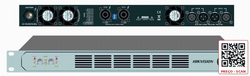 DS-QAPAR50-2 – Professional Amplifier 500W 2-Zone