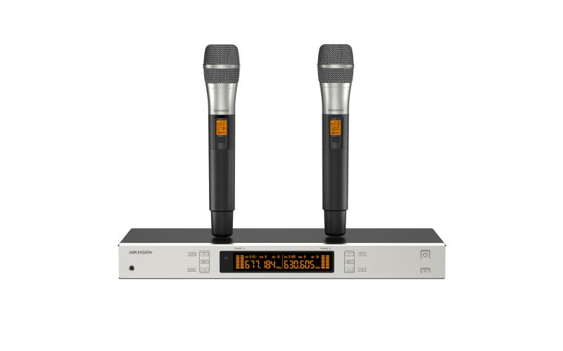 DS-QAPMKHC1-2U – UHF Wireless Microphone System 2 Channel Handheld Mic