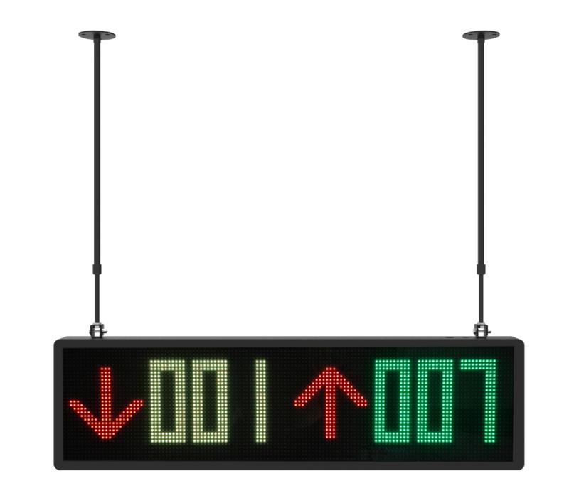 DS-TVL131-6-7P – Indoor Parking Guidance LED Screen
