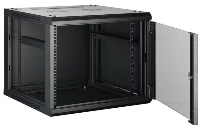 DS-XS6409-S/B – Armário de parede 9U, 600*450*500mm