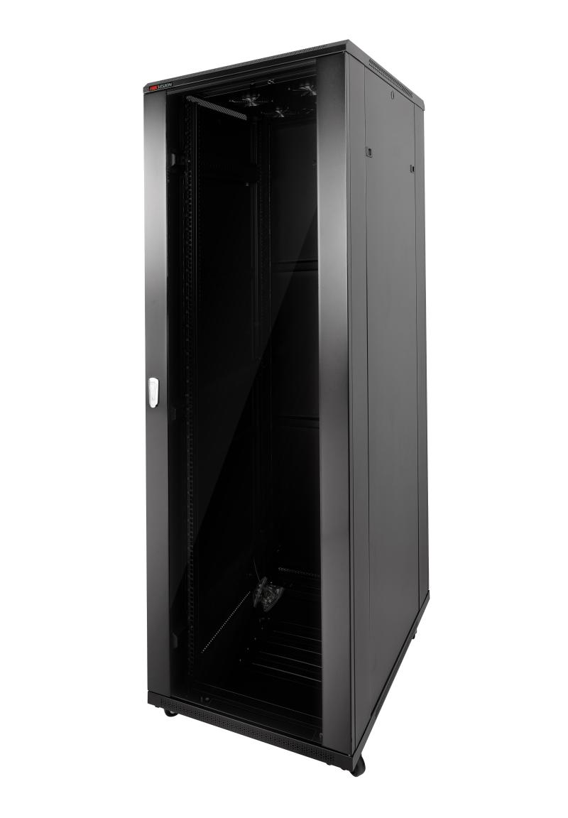 DS-XS6622-E/DG – Armário de chão 22U, 600*600*1160mm(com rodízios)
