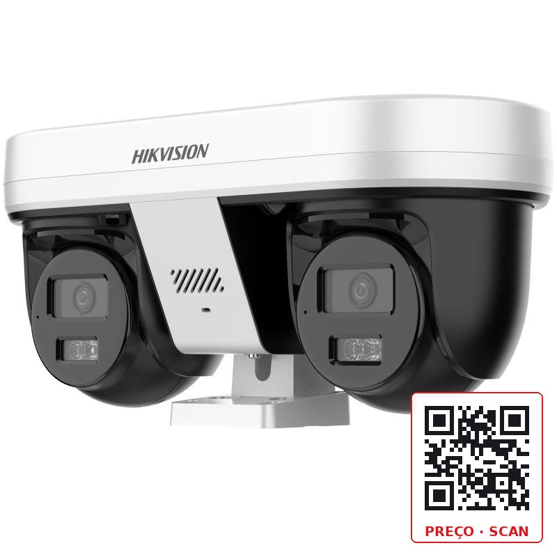 iDS-2CD8V447G0E/X2-XZS Hikvision – 4MP Deepinview Mini Dual-lens Omni Camera
