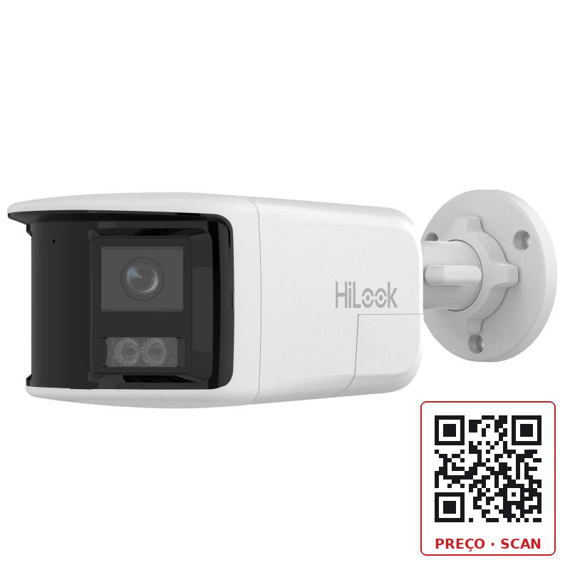 IPC-B460HAD-LUF/S(L)(RB) Hikvision – 6 MP Dual Lens Stitched Wide Angle Smart Hybrid Light Fixed Bullet Network Camera