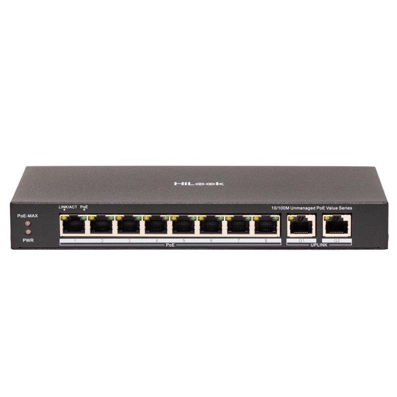 NS-0310P-80(B) – 8 Port Fast Ethernet Unmanaged POE Switch