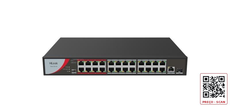 NS-0326P-230(B) – 24 Port Fast Ethernet Unmanaged POE Switch