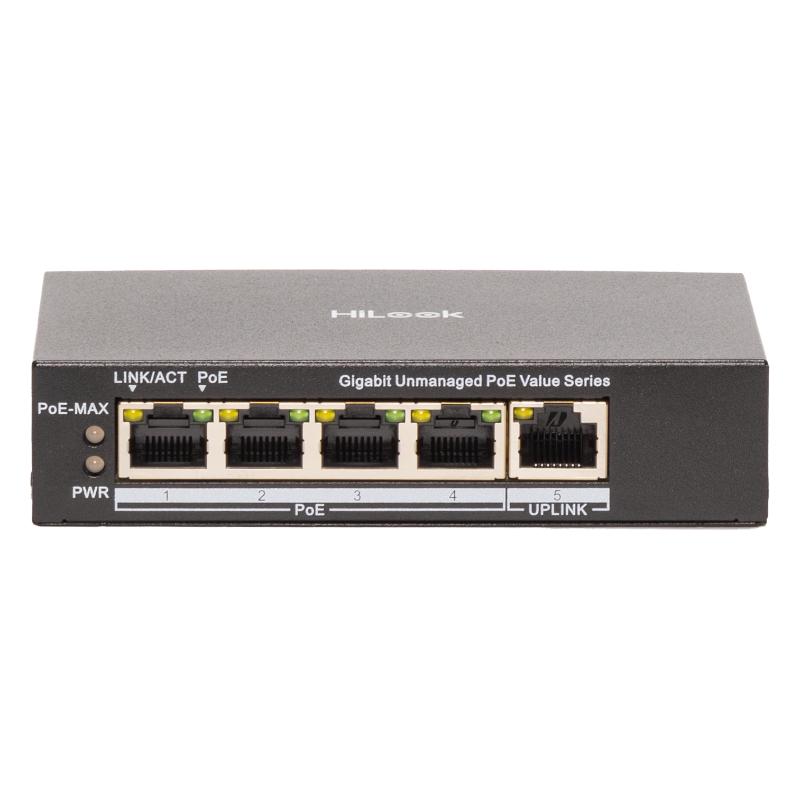 NS-0505P-45(B) – 4 Port Gigabit Unmanaged POE Switch