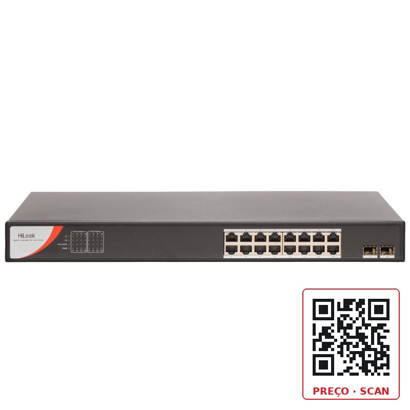 NS-0518P-125(B) – 16 Port Gigabit Unmanaged POE Switch