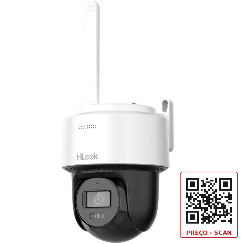 PTZ-N2C200M-D/W – 2 MP Fixed lens hybrid light PT camera
