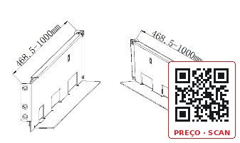 R Series UPS Rack Slide 4-post – Calhas de rack UPS série R (4 postes)