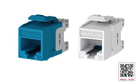 DS-1CK6AU180T – Keystone Cat6 180° não blindado