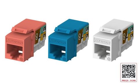 DS-1CK6U90T – Cat6 Unsheilded 90° Punch Down Keystone Jack