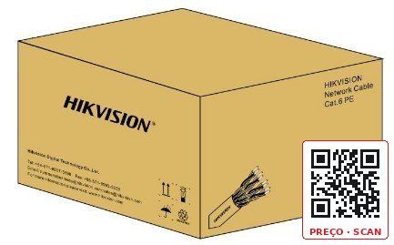 DS-1LN6OPSPE/Black 305m – Cat6 Cabo de rede exterior (bainha PE)