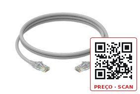 DS-1NP6ADL0 grey 1m – Patch cord Cat6 1 m cinza
