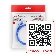DS-1NP6UEC0 blue 2m – Patch cord, CAT6，U/UTP，24AWG，CU，PVC sheath，30U， blue，2 m