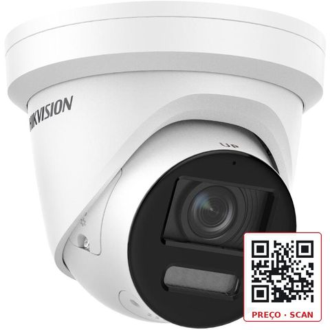 DS-2CD2387G2-LSU/SL – 8 MP ColorVu Strobe Light and Audible Warning Fixed Turret Network Camera