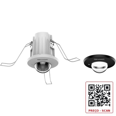 DS-2CD2E43G2-U – 4 MP AcuSense In-Ceiling Fixed Mini Dome Network Camera