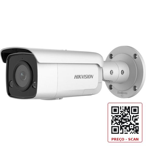 DS-2CD2T46G2-ISU/SL – 4 MP AcuSense Strobe Light and Audible Warning Fixed Bullet Network Camera