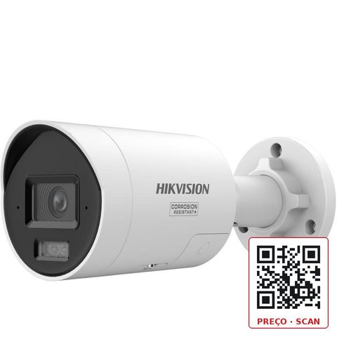 DS-2CD3046G3/LM-LIUY/SX – 4 MP AcuSense Strobe Light and Audible Warning Fixed Mini Bullet