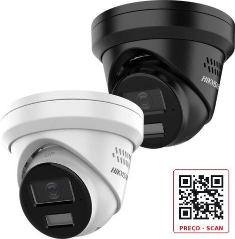 DS-2CD3323G2-LIU/SL – 2 MP AcuSense Strobe Light and Audible Warning Fixed Turret Network Camera
