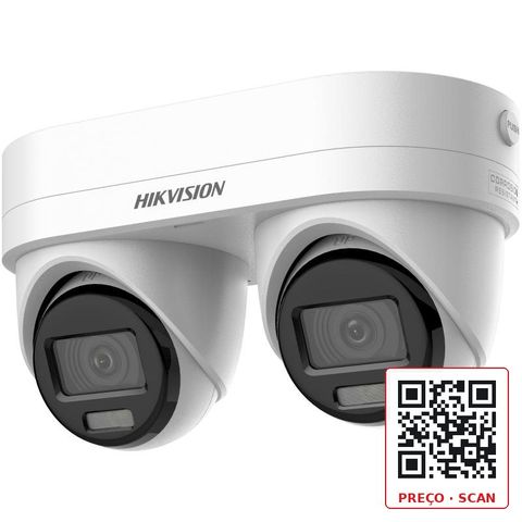 DS-2CD3343G2/X2-LIZSUY/SL – 4 MP Smart Hybrid Light Varifocal Turret Dual-Lens Network Camera