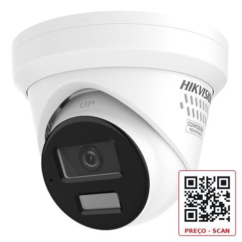 DS-2CD3343G3-LIUY/SX – 4 MP AcuSense Strobe Light and Audible Warning Fixed Turret Network Camera