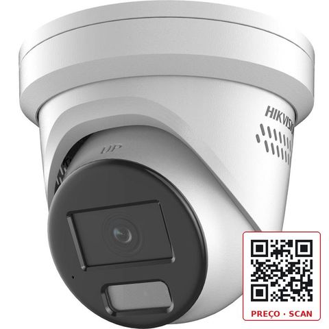 DS-2CD3346G2-ISU/SL – 4 MP AcuSense Strobe Light and Audible Warning Fixed Turret