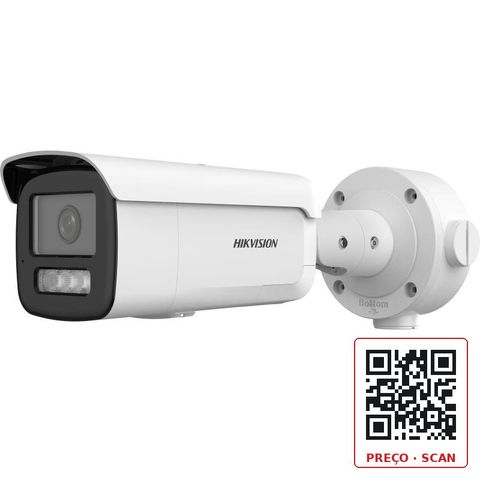 DS-2CD3T46G2-ISU/SL – 4 MP AcuSense Strobe Light and Audible Warning Fixed Bullet