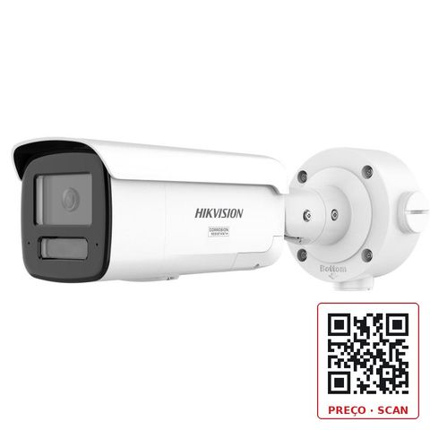 DS-2CD3T46G3-ISU/SL(Y) – 4 MP AcuSense Strobe Light and Audible Warning Fixed Bullet