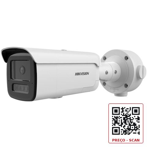 DS-2CD3T83G2-LISU/SL – 8 MP AcuSense Strobe Light and Audible Warning Fixed Bullet Network Camera