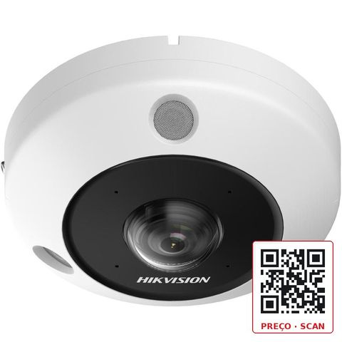 DS-2CD6365G1-IVS – 6 MP DeepinView Fisheye Network Camera