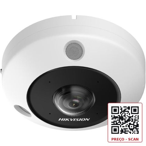DS-2CD63C5G1-IVS – 12 MP DeepinView Fisheye Network Camera