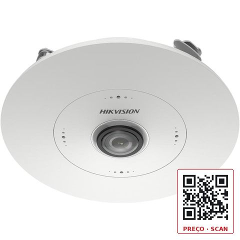 DS-2CD63C5G1-S/RC – 12 MP DeepinView Fisheye Network Camera