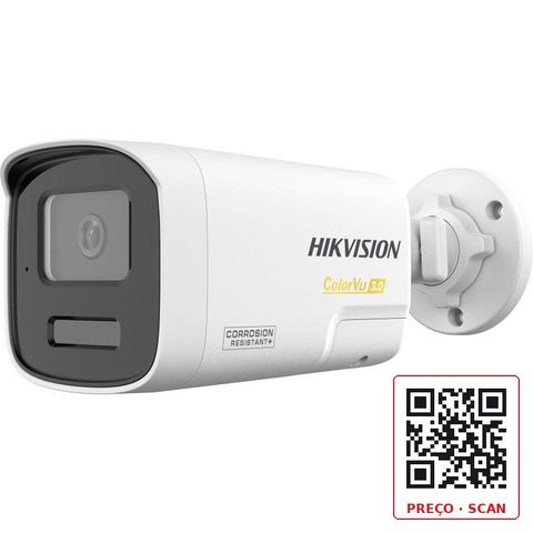 DS-2CE12KV3T-LXTSY – 3K ColorVu 3.0 Two Way Audio Fixed Bullet Camera