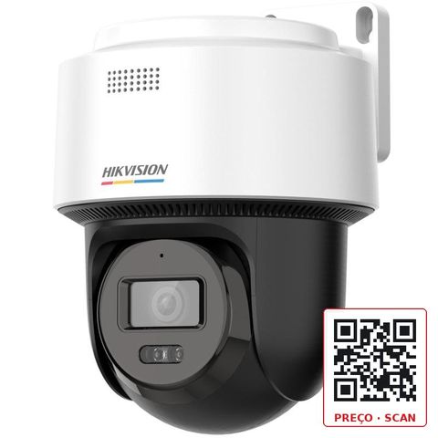 DS-2CE60KF0T-PTLXTS – 3K ColorVu Two Way Audio & Siren Fixed Outdoor PT Camera