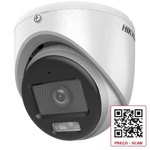 DS-2CE70DF0T-LMFS – 2 MP Smart Hybrid Light with ColorVu Fixed Turret Camera