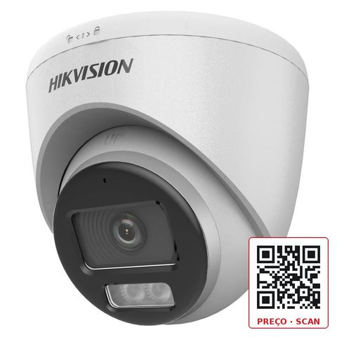 DS-2CE72DF0T-LFS – 2 MP Smart Hybrid Light with ColorVu Fixed Turret Camera