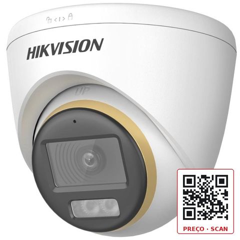 DS-2CE72DF3T-LFS – 2 MP ColorVu Dual-light Fixed Turret Camera