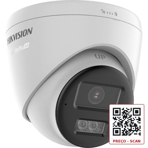 DS-2CE72KV0T-LXTS – 3K ColorVu 3.0 Two Way Audio Fixed Turret Camera