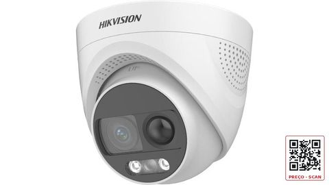 DS-2CE72UF3T-PIRXO – 4K ColorVu PIR Siren Fixed Turret Camera