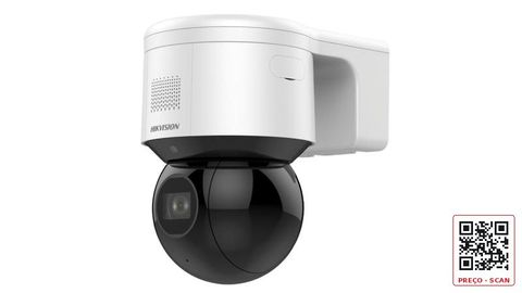 DS-2DE3A404IWG-E/W – 4 MP 4x Zoom IR Wi-Fi Mini PT Dome Network Camera