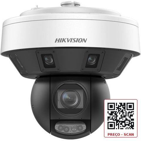 DS-2DP7A410MCG1-LEF/832 – 32MP 360° Panoramic & 4MP 10x PTZ Camera